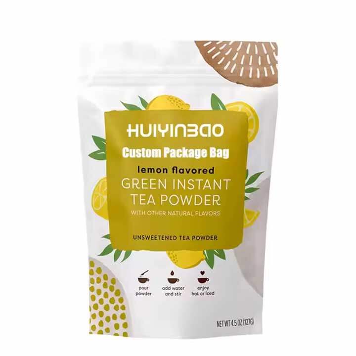 HUIYINBAO：グリーンインスタントティーパウダー（レモン風味）